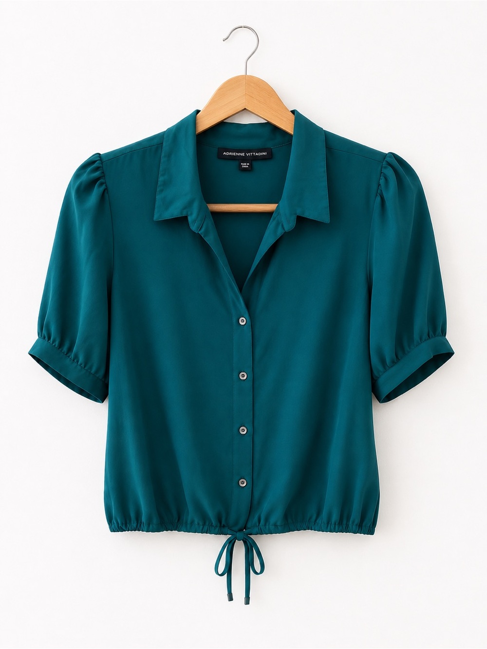 NWOT New Adrienne Vittadini Top Green Medium M